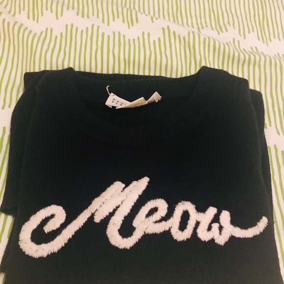 Kate Spade “Meow”Sweater